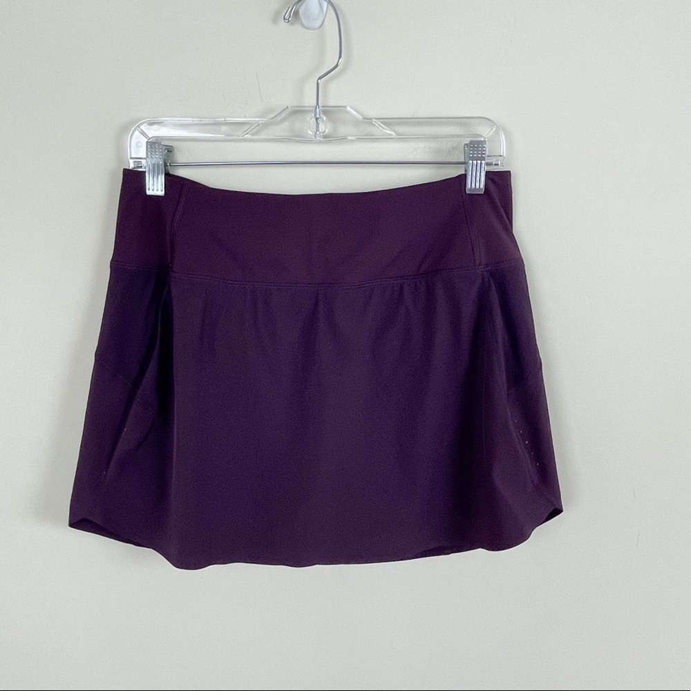 Athleta Run With It Athletic Skirt /Skort Purple